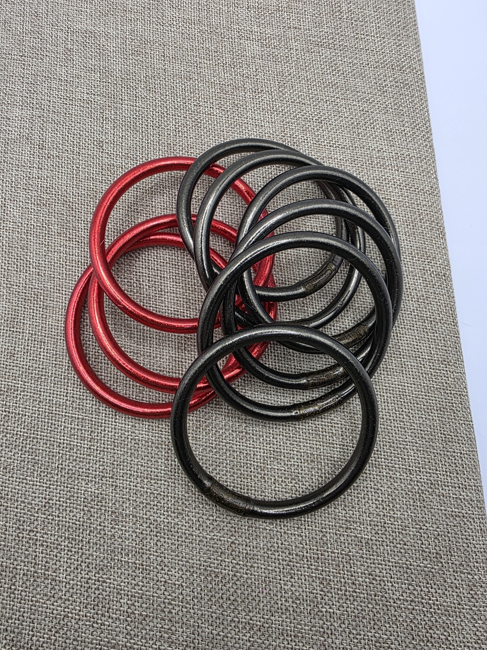 Red and Green Buda Girl Bangle Set